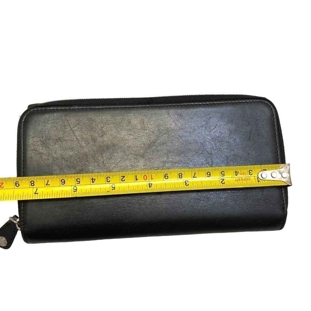 Coach vintage black leather clutch wallet - Picture 3 of 14